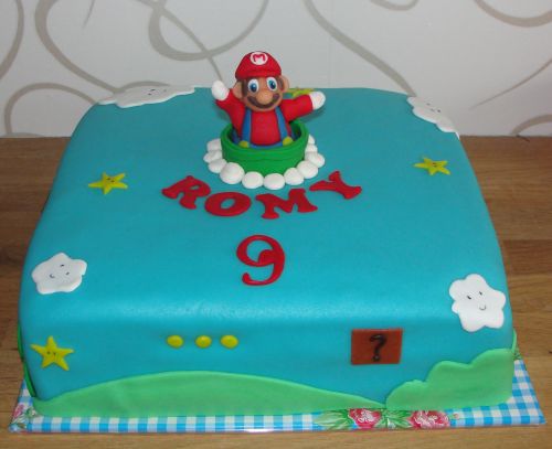 Super Mario taart